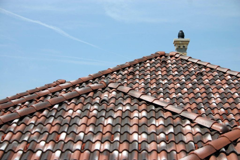 Betónová strešná krytina Terran Coppo venezia - realizácia strechy